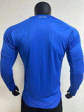 24-25 Italy Home Long Sleeve Player Version Soccer Jersey (长袖球员)