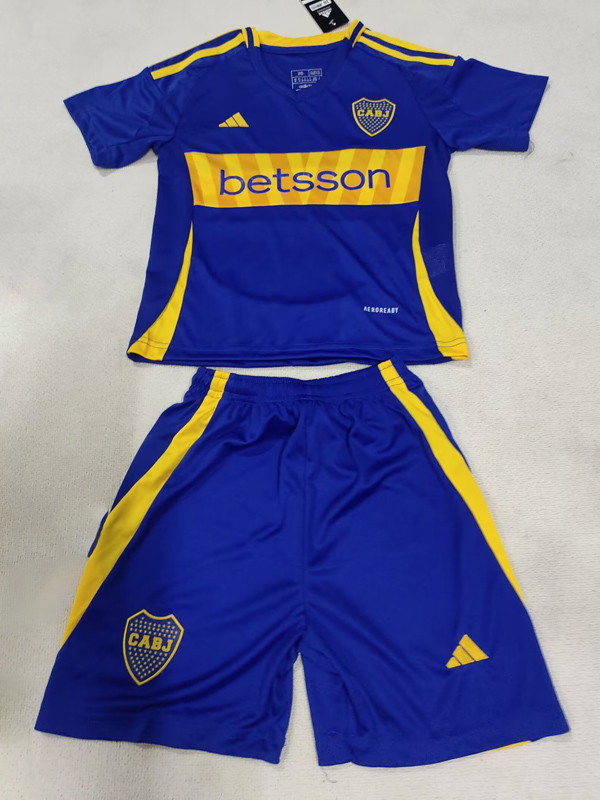 24-25 Boca Juniors Home Kids Soccer Jersey