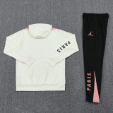 24-25 PSG White Hoodie Tracksuit (卫衣套装)
