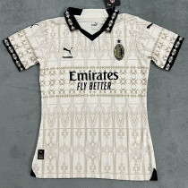 23-24 ACM Cream Color Joint Edition Women Soccer Jersey (女)