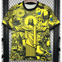24-25 Brazil Yellow Special Edition Fans Soccer Jersey *耶稣黄色