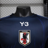 24-25 Japan Y-3 Home Long Sleeve Player Version Soccer Jersey (长袖球员)