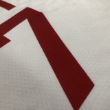 22-23 Nets DURANT #7 White Top Quality Hot Pressing NBA Jersey (Retro Logo)