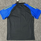 24-25 Leeds United Black Polo Short Sleeve