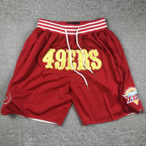49ERS Red City Edition Top Quality NFL Pocket Pants *49人队