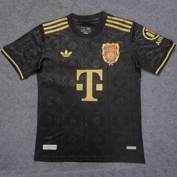 24-25 Bayern Black 125th Anniversary Fans Soccer Jersey