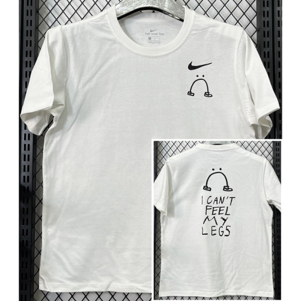 T207 NK White High Quality Casual T-Shirt