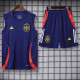 24-25 Spain Royal blue Tank top and shorts suit
