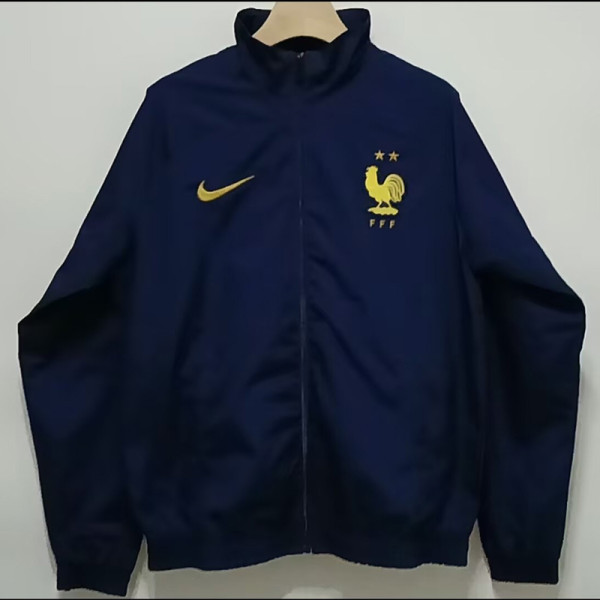 24-25 France Dark blue Windbreaker