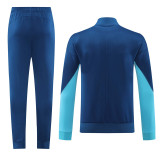 24-25 Portugal Royal blue Jacket Tracksuit #01