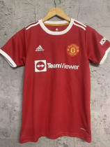 21-22 Man Utd Home Fans Soccer Jersey