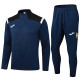 2024 JOM Royal blue Half Pull Tracksuit #2492(半拉链)