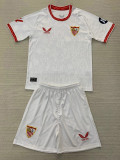24-25 Sevilla Home Kids Soccer Jersey