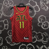 HAWKS YOUNG #11 Red Top Quality Hot Pressing NBA Jersey