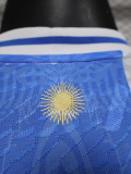 24-25 Argentina Blue White Special Edition Player Version Soccer Jersey
