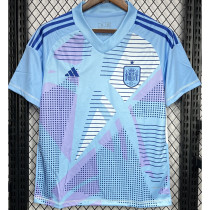 24-25 Spain Blue GoalKeeper Fans Soccer Jersey