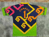 1995会杯主 Mexico Green Campos #1 GoalKeeper Retro Soccer Jersey