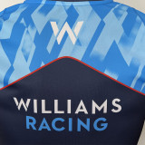 2023 F1 Formula One Mercedes Blue Racing Suit(圆领)