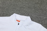 24-25 Marseille White Half Pull Tracksuit (半拉链)