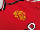 1998-1999 Man Utd Home Retro Soccer Jersey