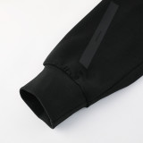 2024 AD Black Hoodie Jacket Tracksuit #AM05