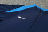 2024 NK Royal Blue Half Pull Tracksuit #812(半拉链)