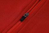24-25 England Jujube Red Kids Half Pull Tracksuit (童装)(半拉链)
