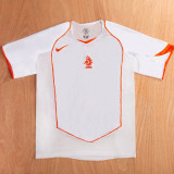 2004 Netherlands Away Retro Soccer Jersey