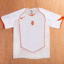 2004 Netherlands Away Retro Soccer Jersey