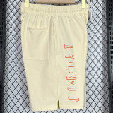 M006 Jordan Beige Pure Cotton Fabric Casual Short Pants