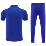 25-26 Spain Fancy blue Polo Tracksuit