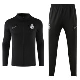 24-25 Al-Nassr Black Jacket Tracksuit