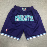HORNETS Blue City Edition Top Quality NBA Pocket Pants #黄蜂队