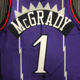Raptors McGRADY #1 Purple Retro Top Quality Hot Pressing NBA Jersey