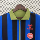 24-25 Denmark Green & Blue Double Sided Windbreaker (双面风衣)
