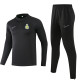 24-25 Al-Nassr Black Half Pull Tracksuit (半拉链)
