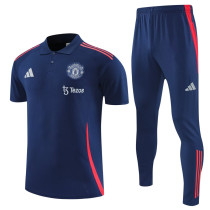 25-26  Man Utd Royal blue Polo Tracksuit