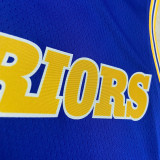 22-23 WARRIORS WIGGINS #22 Blue Top Quality Hot Pressing NBA Jersey (Retro Logo)