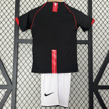 2007-2008 Man Utd Away Kids Retro Soccer Jersey