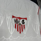 1991-1992 Sevilla Home Retro Soccer Jersey