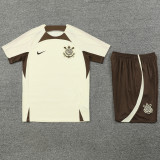 24-25 Corinthians Beige Training Short Suit