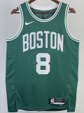 22-23 CELTICS PORZINGIS #8 Green Top Quality Hot Pressing NBA Jersey