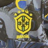 24-25 Brazil Blue Special Edition Kids Soccer Jersey *耶稣蓝色