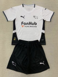 24-25 Derby County Home Kids Soccer Jersey