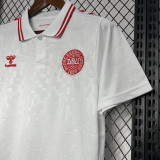 24-25 Denmark Away Fans Soccer Jersey 胶标