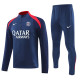 24-25 PSG Royal blue Half Pull Tracksuit (半拉链)