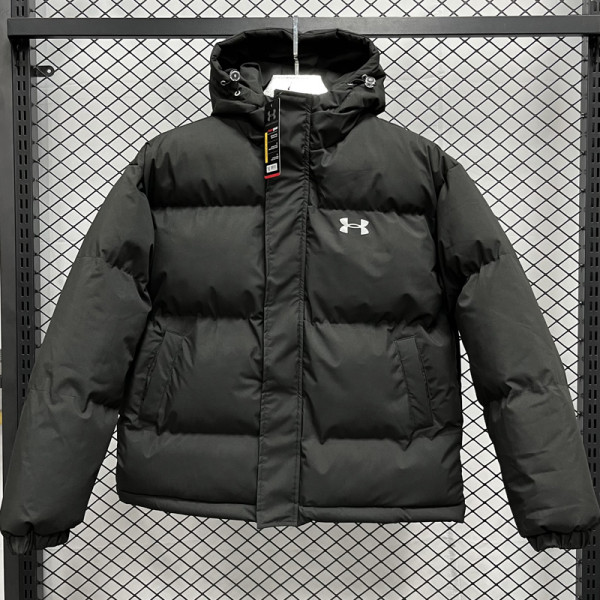 24-25 MF5 UA Black Hooded Cotton Coat #棉衣