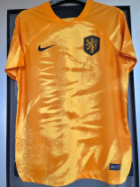 22-23 Netherlands Home World Cup Fans Soccer Jersey