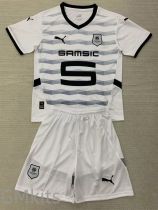 24-25 Stade Rennais Away Kids Soccer Jersey