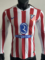 25-26 ATM Home Long Sleeve Player Version Soccer Jersey (长袖球员)